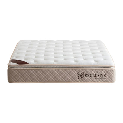 Matelas Exclusif Ressorts Beige - 32 Cm Avec Surmatelas Intégré