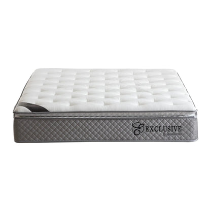 Matelas Exclusif Ressorts Beige - 32 Cm Avec Surmatelas Intégré